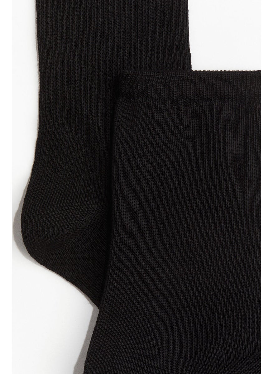 5-Pack Rib-Knit Socks