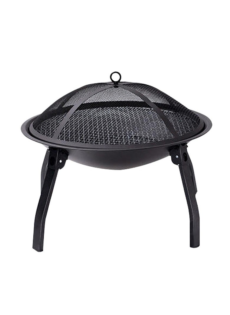 Cooking tea around the stove, family courtyard dining, leisure, portable outdoor folding barbecue grill 55x45x28cm