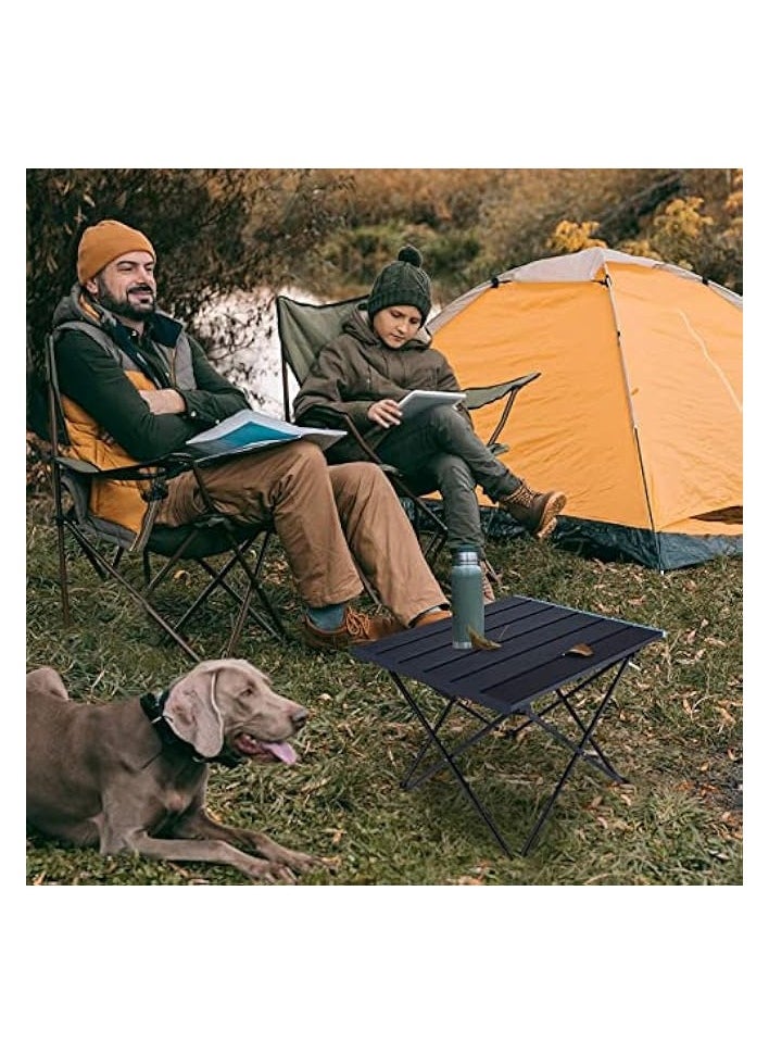 Portable Camping Table, Small Ultralight Camp Table With Storage Bag Folding Beach Table For Outdoor Picnic, Backpacks, Beach, Fishing, Bbq, Backyards
