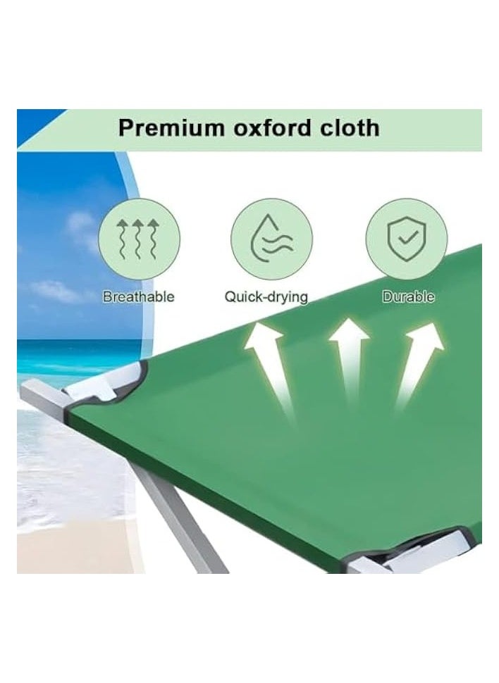 Folding Camping Cot, Lightweight Extra Wide Travel Sleeping Cots for Adults, Portable Camp Bed with Carry Bag, Camp Cot Bed for Outdoor Hiking BBQ Office Nap Beach Vacation (190× 62× 42cm)