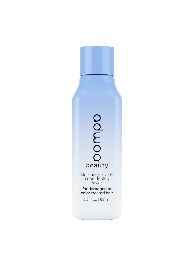 Blue Tansy Leave In Conditioner With Bamboo, Hydrolyzed Quinoa and Horsetail Extracts Help To Strengthen, Support Growth ​And Length Retention For Coily and Curly Hair. - 3.3 oz.