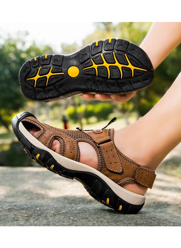 Men Fashion Summer Sport Sandals Beach Water Hiking Shoes Comfort Breathable Casual Non-slip Indoor Outdoor Sandal
