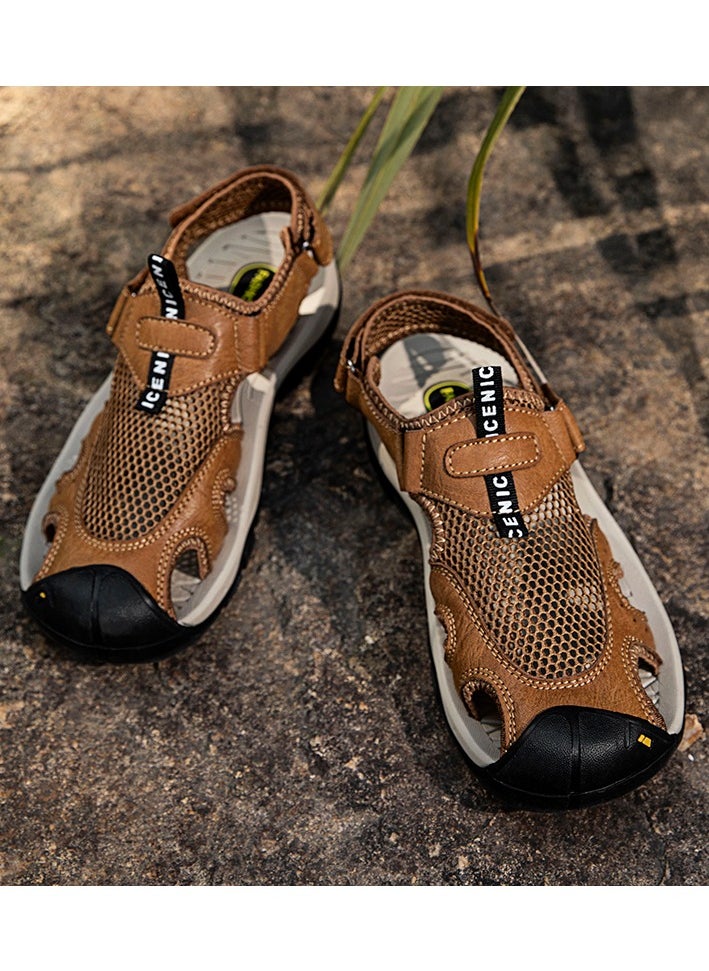 Men Fashion Summer Sport Sandals Beach Water Hiking Shoes Comfort Breathable Casual Non-slip Indoor Outdoor Sandal