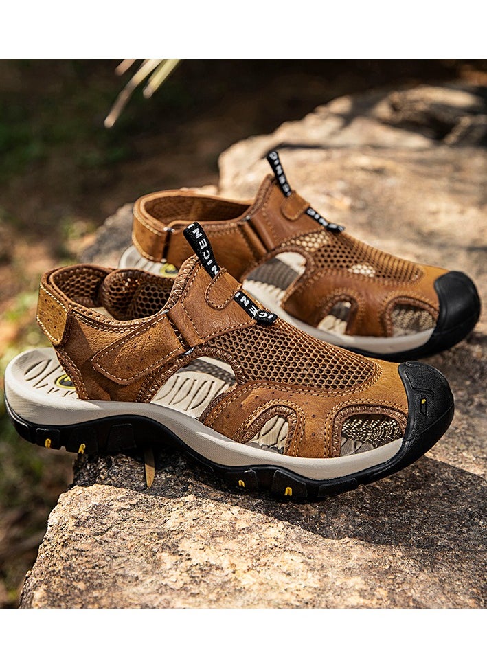 Men Fashion Summer Sport Sandals Beach Water Hiking Shoes Comfort Breathable Casual Non-slip Indoor Outdoor Sandal