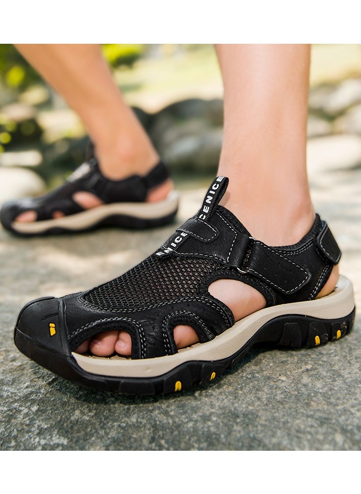 Men Fashion Summer Sport Sandals Beach Water Hiking Shoes Comfort Breathable Casual Non-slip Indoor Outdoor Sandal