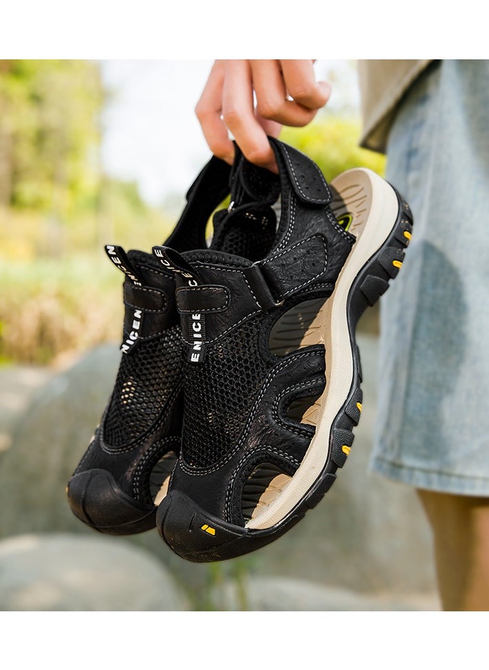 Men Fashion Summer Sport Sandals Beach Water Hiking Shoes Comfort Breathable Casual Non-slip Indoor Outdoor Sandal