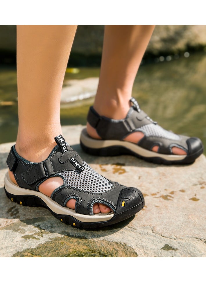 Men Fashion Summer Sport Sandals Beach Water Hiking Shoes Comfort Breathable Casual Non-slip Indoor Outdoor Sandal
