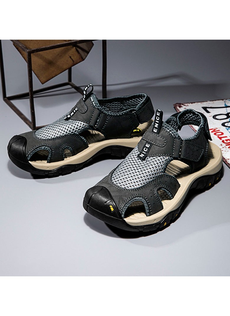 Men Fashion Summer Sport Sandals Beach Water Hiking Shoes Comfort Breathable Casual Non-slip Indoor Outdoor Sandal