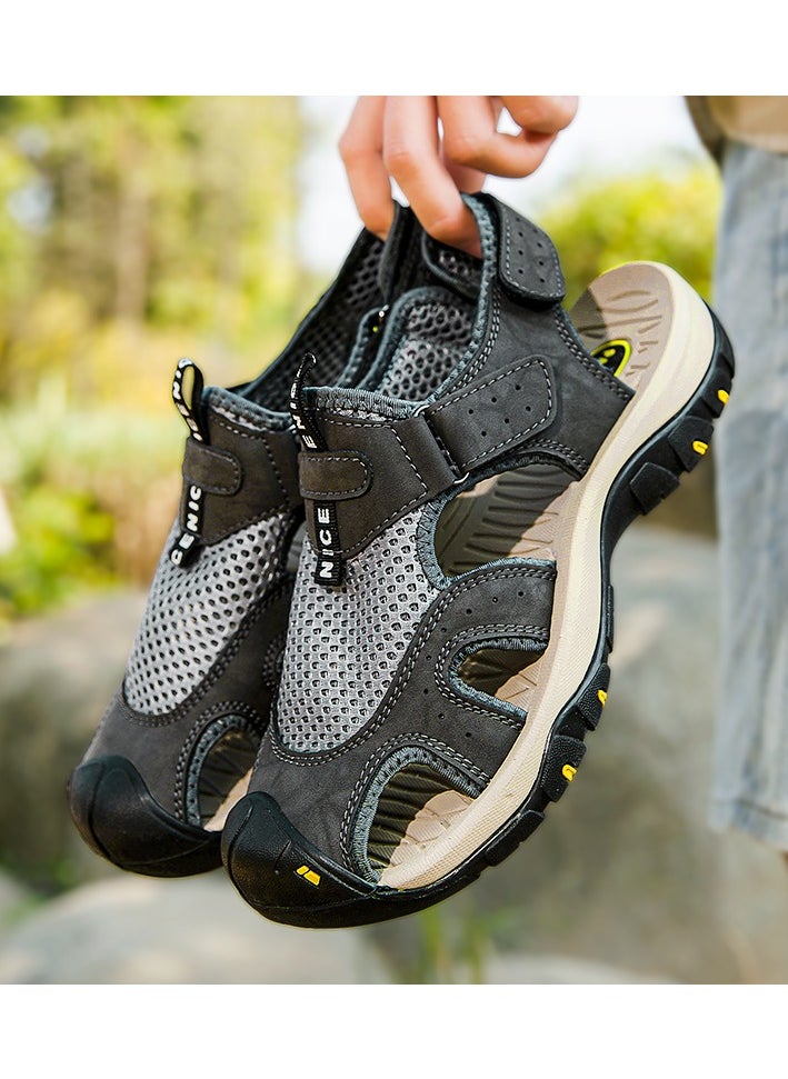 Men Fashion Summer Sport Sandals Beach Water Hiking Shoes Comfort Breathable Casual Non-slip Indoor Outdoor Sandal