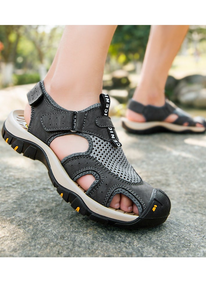Men Fashion Summer Sport Sandals Beach Water Hiking Shoes Comfort Breathable Casual Non-slip Indoor Outdoor Sandal