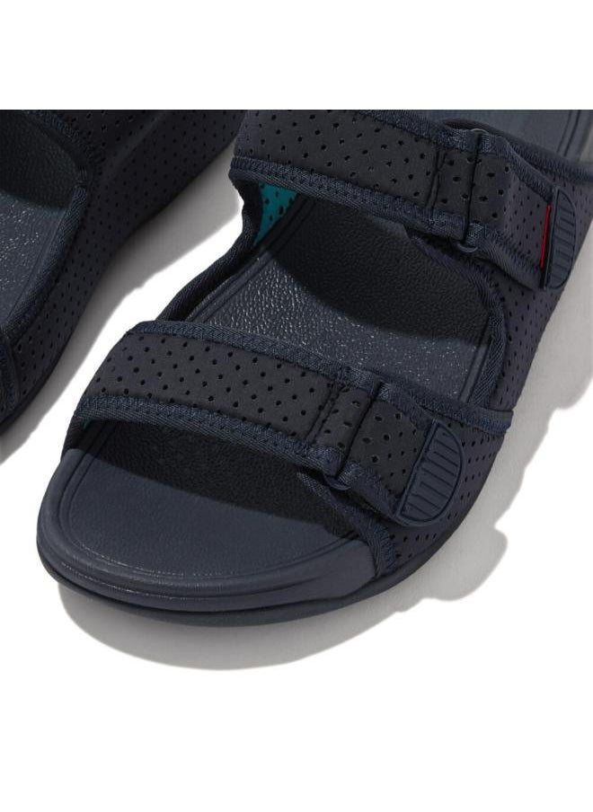 049-723 Fitflop Mens  Gogh Moc Adjustable Two-Bar Slides GE1-A30