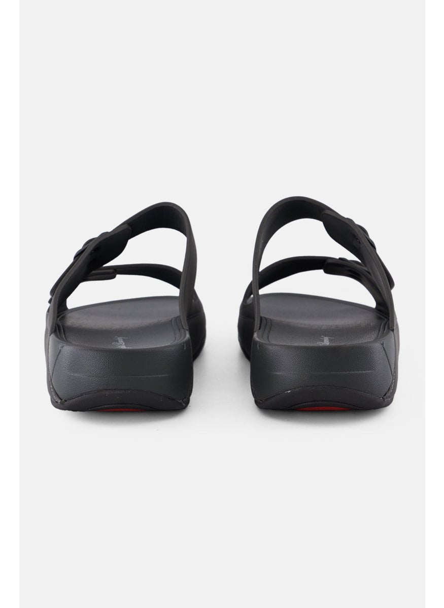 Men Slip On Cork Sandals, Grey