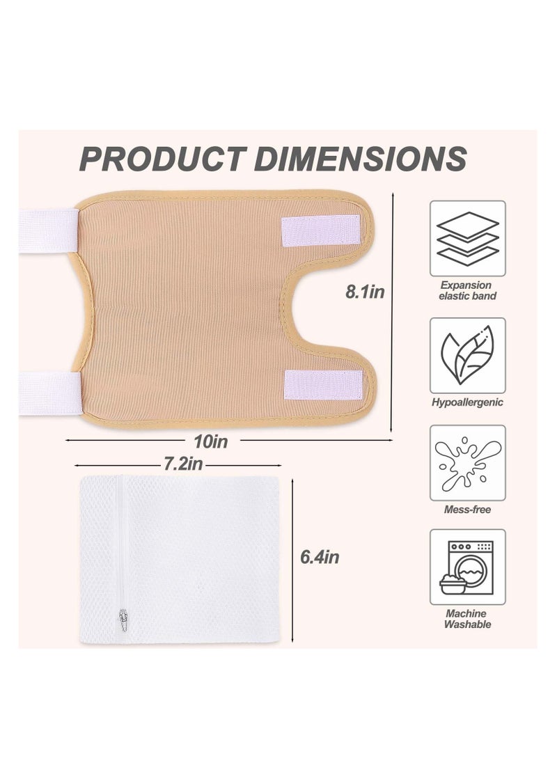 Castor Oil Pack Wrap for Knee, Castor Oil Organic Pack, Designed for Joints, Waterproof Material, Improving Blood Circulation and Relieving Muscle Pain, Reusable with Laundry Storage Bags