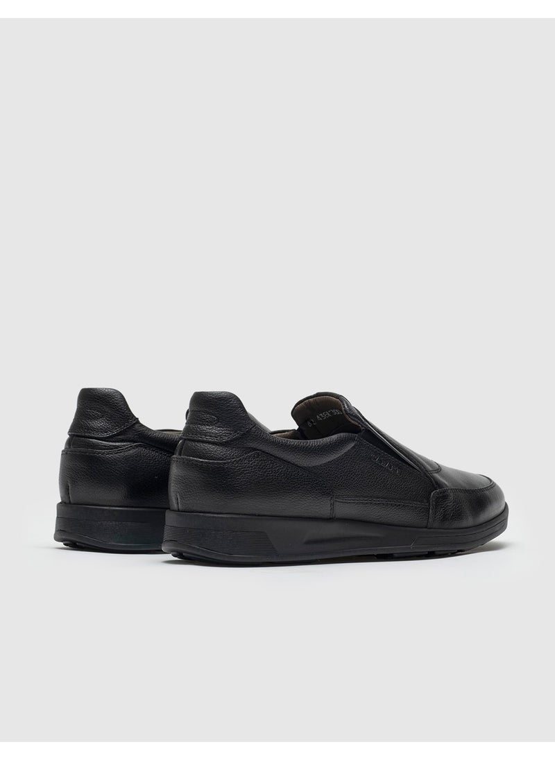 Men's Laceless Casual Shoes 438M1300 Black
