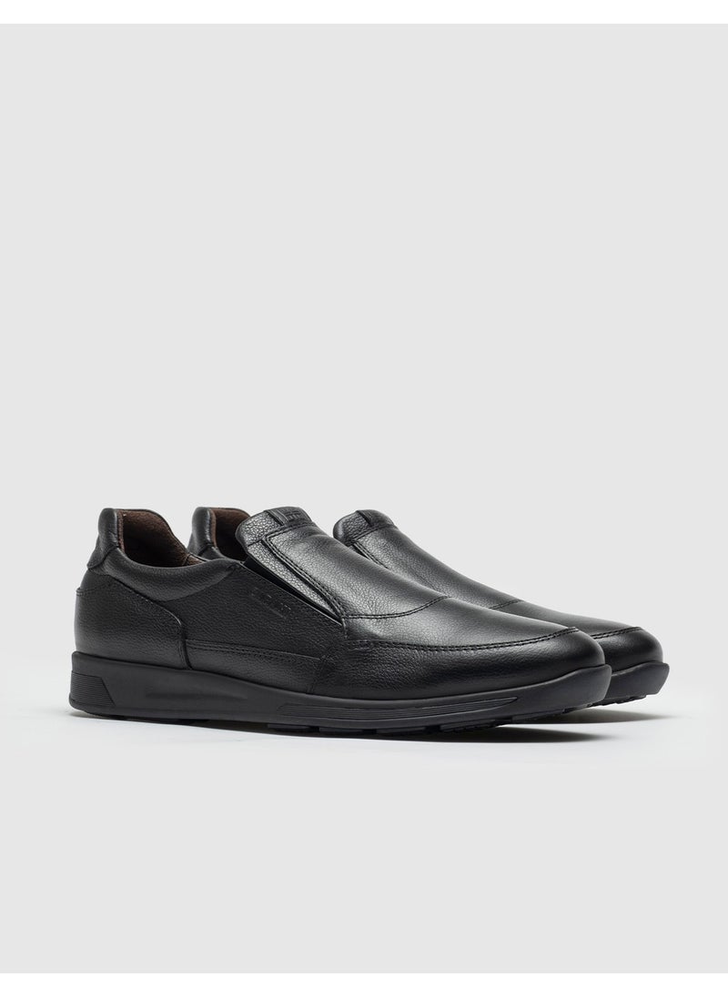 Men's Laceless Casual Shoes 438M1300 Black