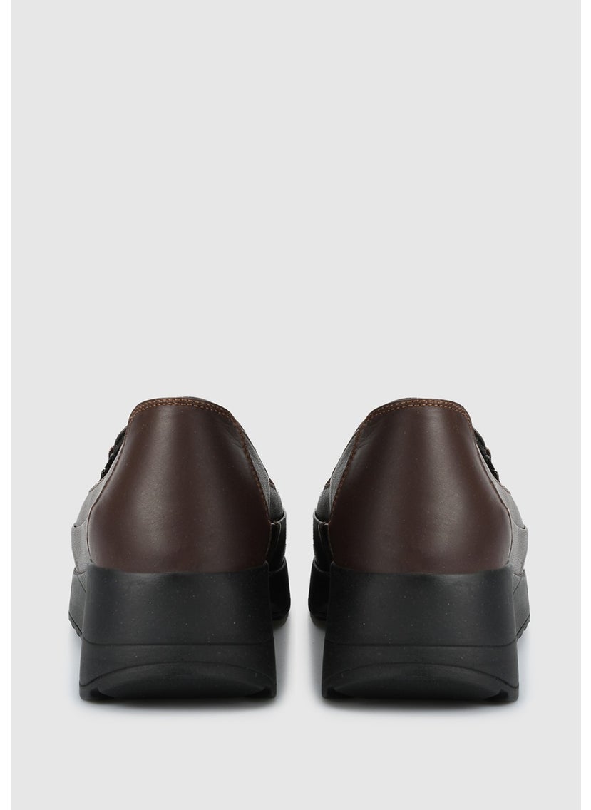 Brown Leather Women's Shoes