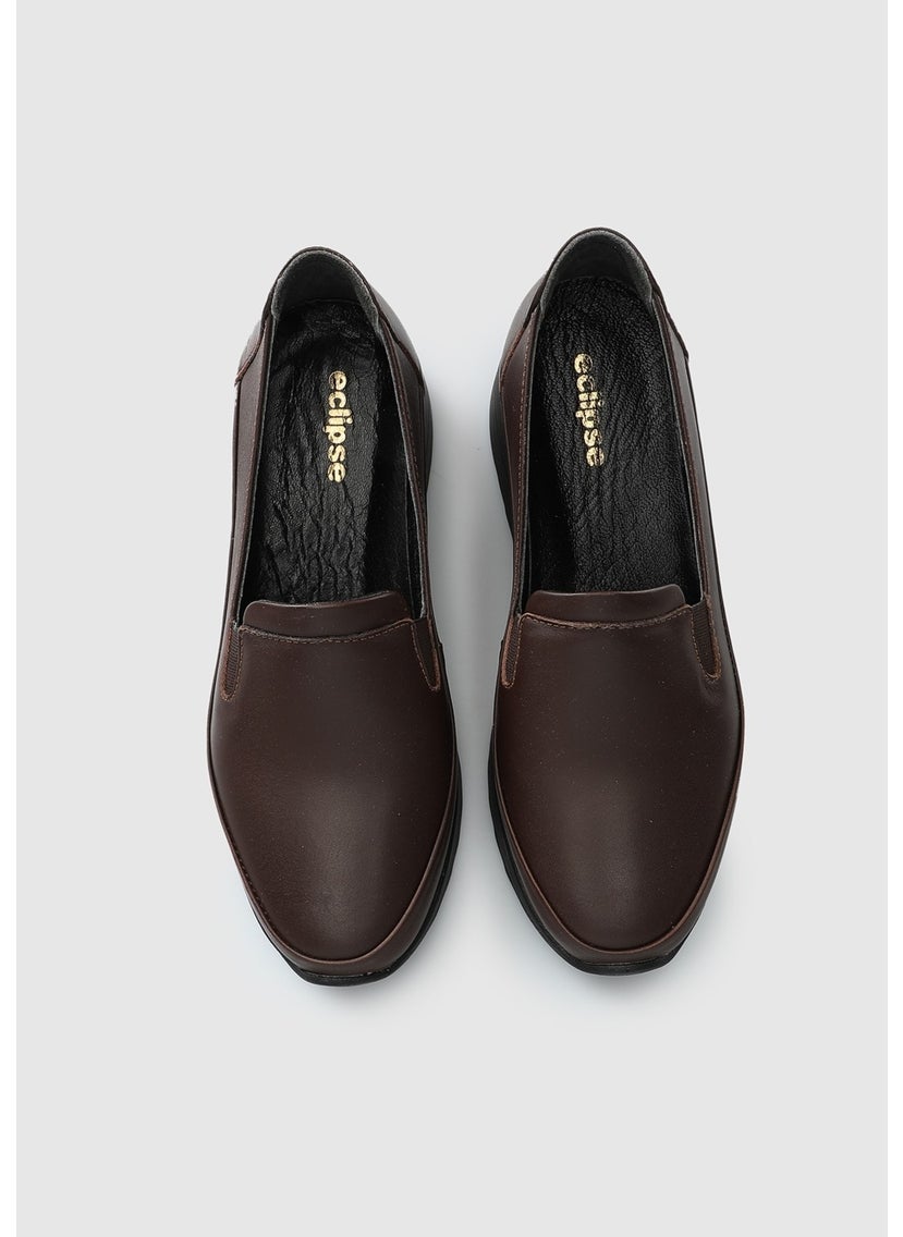 Brown Leather Women's Shoes