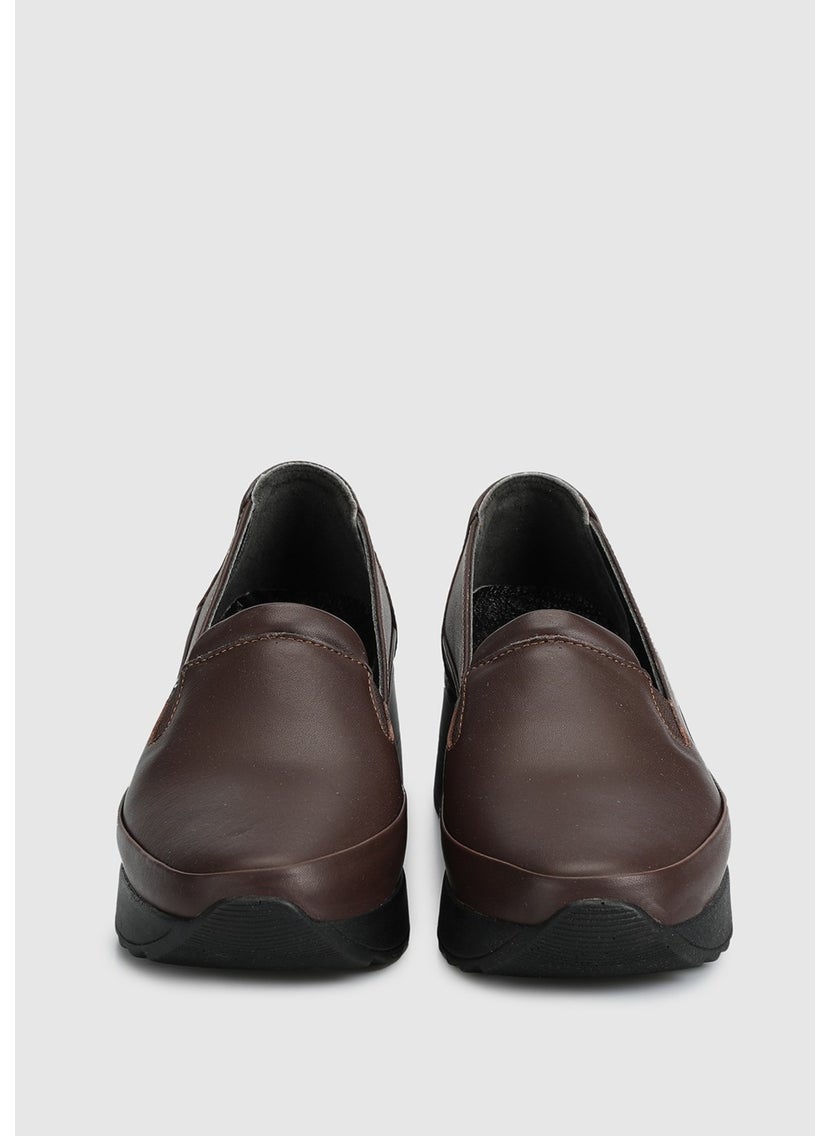 Brown Leather Women's Shoes