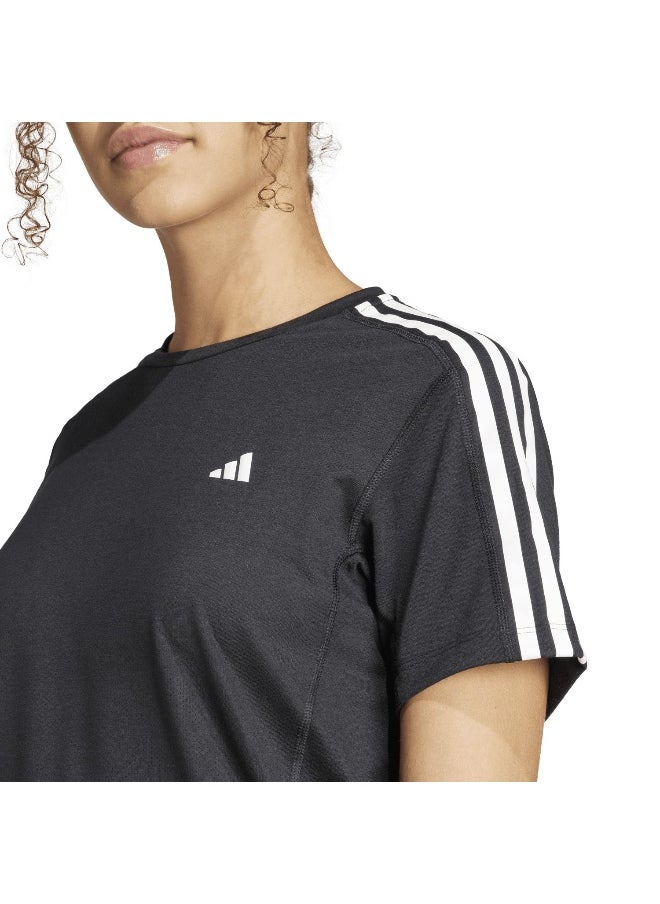 Adidas Otr E 3S Tee Black Running T-Shirts For Women 2Xs