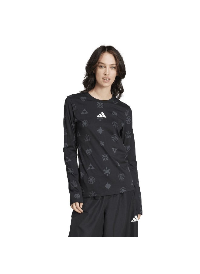 Adidas W Ksa Tee Black Training T-Shirts For Women Xs