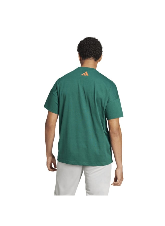Adidas U Ksa Tee Green Training T-Shirts For Unisex Xs