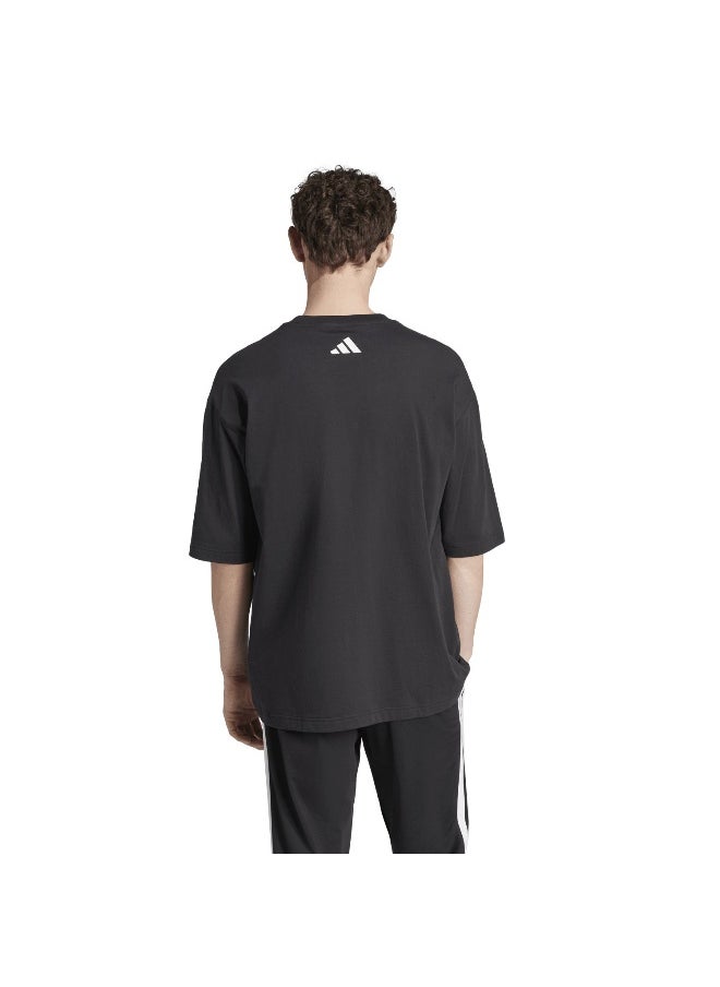 Adidas U Hot Gfx T Black Training T-Shirts For Unisex Xs