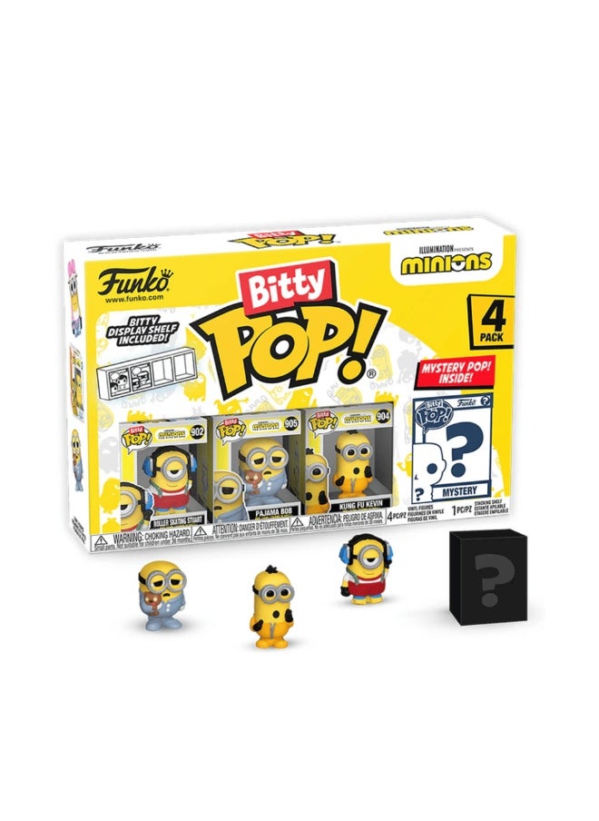 Bitty Pop! Animation: Minions - Roller Skating Stuart 4pk