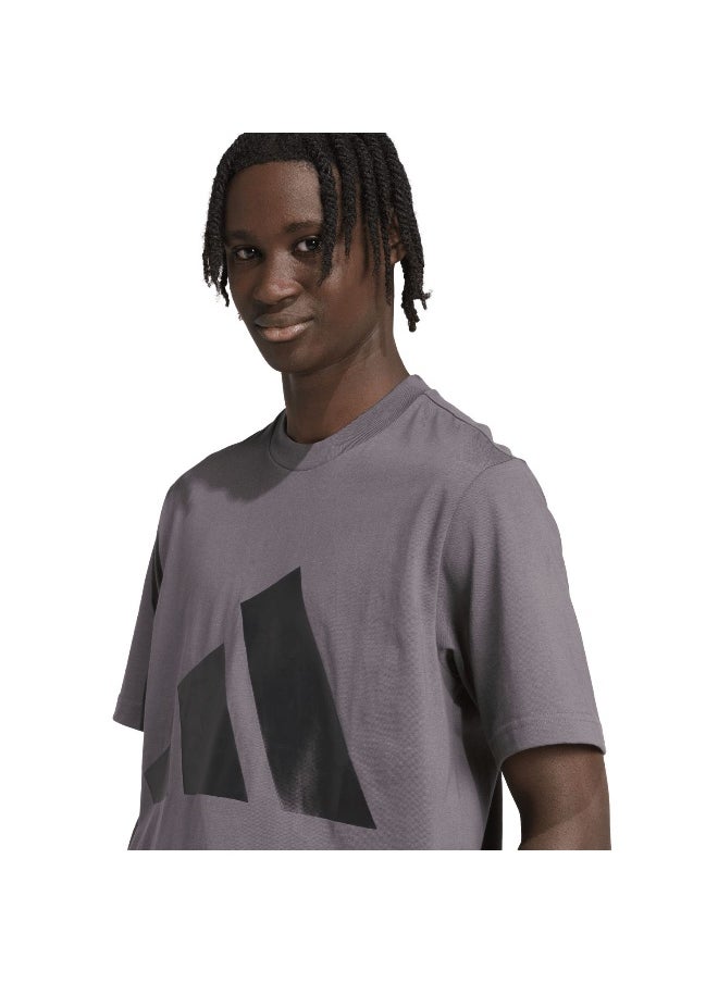 adidas essentials big logo single men graphic t-shirt