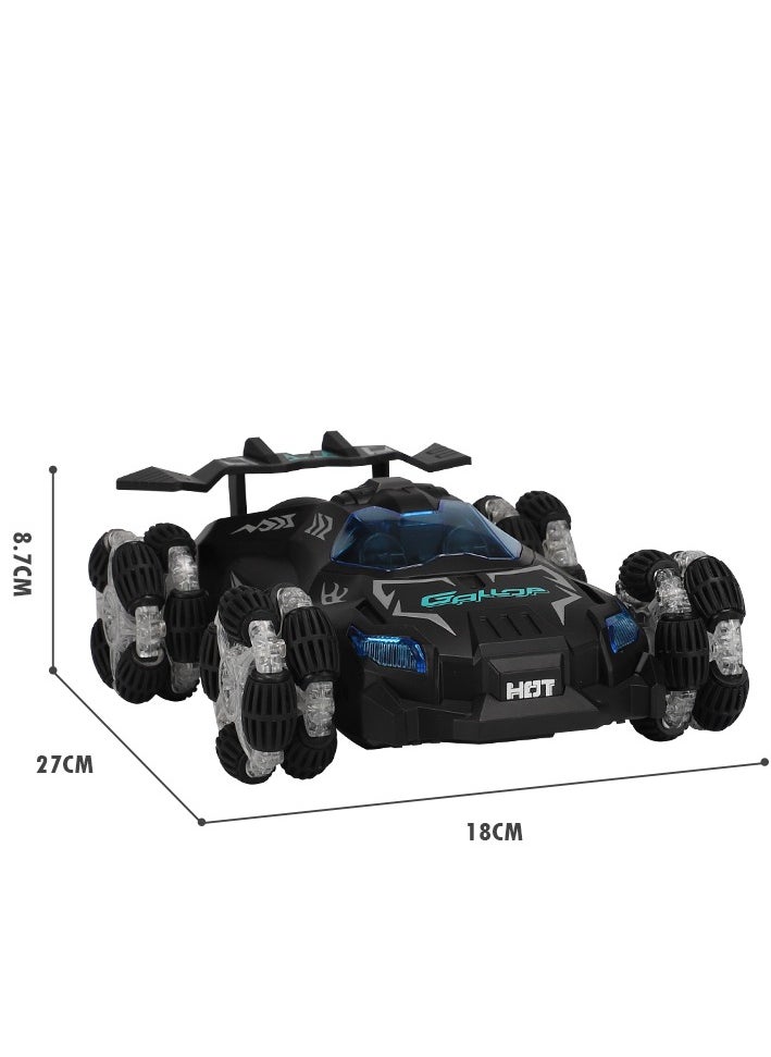 Remote Control Car,Drift High Speed Off Road RC Stunt Truck,4WD RC Car with 360° Rotating,2.4Ghz RC Crawler with Light & Sound Spray,Birthday Gift for 6 7 8 9 10 11 Year olds Kids Boys Girls