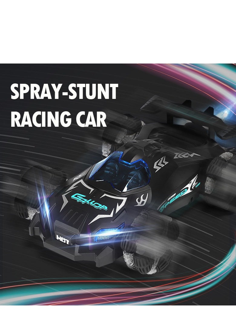 Remote Control Car,Drift High Speed Off Road RC Stunt Truck,4WD RC Car with 360° Rotating,2.4Ghz RC Crawler with Light & Sound Spray,Birthday Gift for 6 7 8 9 10 11 Year olds Kids Boys Girls