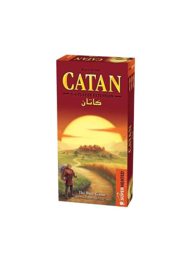 Catan Base Game 5-6 Players Arabic /  English