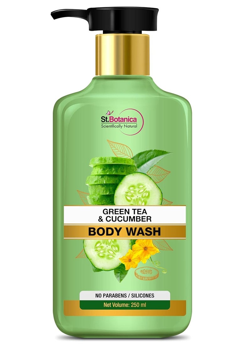 St.Botanica Green Tea and Cucumber Hand Wash No Parabens Sls With Shea Butter