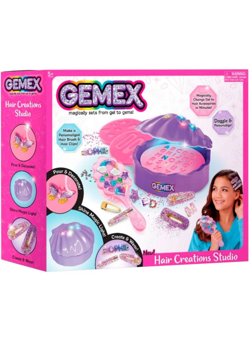 BRUSH AND BARRETTE SET