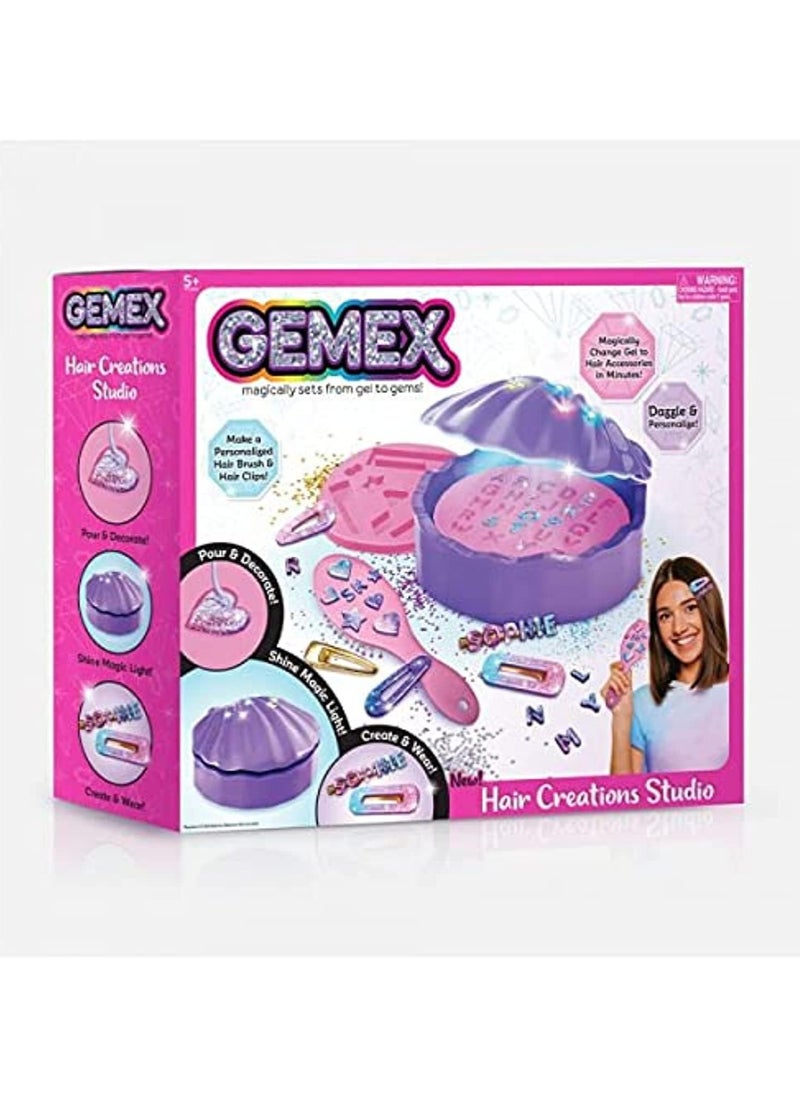 BRUSH AND BARRETTE SET