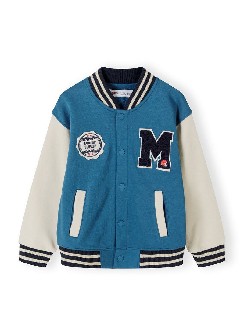 Kids Boys Cotton Baseball Jacket
