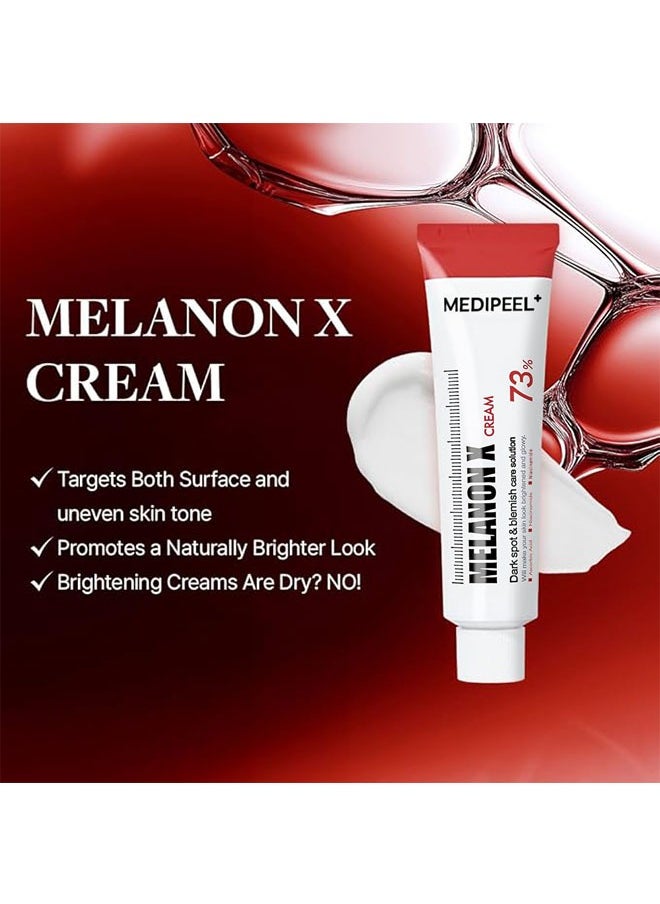 Melanon X Cream, Dark Spot Treatment Cream, Pigmentation Care, Hydration, Removal Cream for Face, Skin Barrier, Face Moisturizer