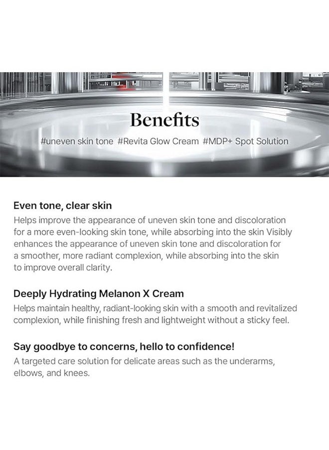 Melanon X Cream, Dark Spot Treatment Cream, Pigmentation Care, Hydration, Removal Cream for Face, Skin Barrier, Face Moisturizer