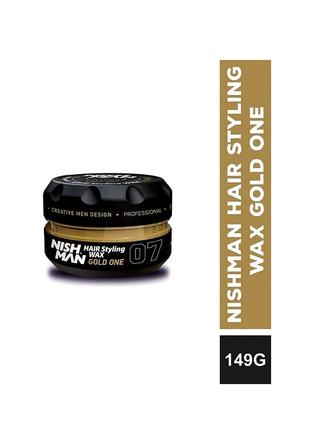Nishman Hair Styling Wax Gold One 07 150 ml