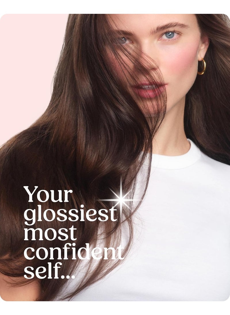 Super Gloss Colour Conditioning Gloss Chocolate Gleam for Natural Medium to Dark Brown Hair Rinse Out Semi Permanent Hair Gloss that Enhances Colour and Boosts Shine and Hydration