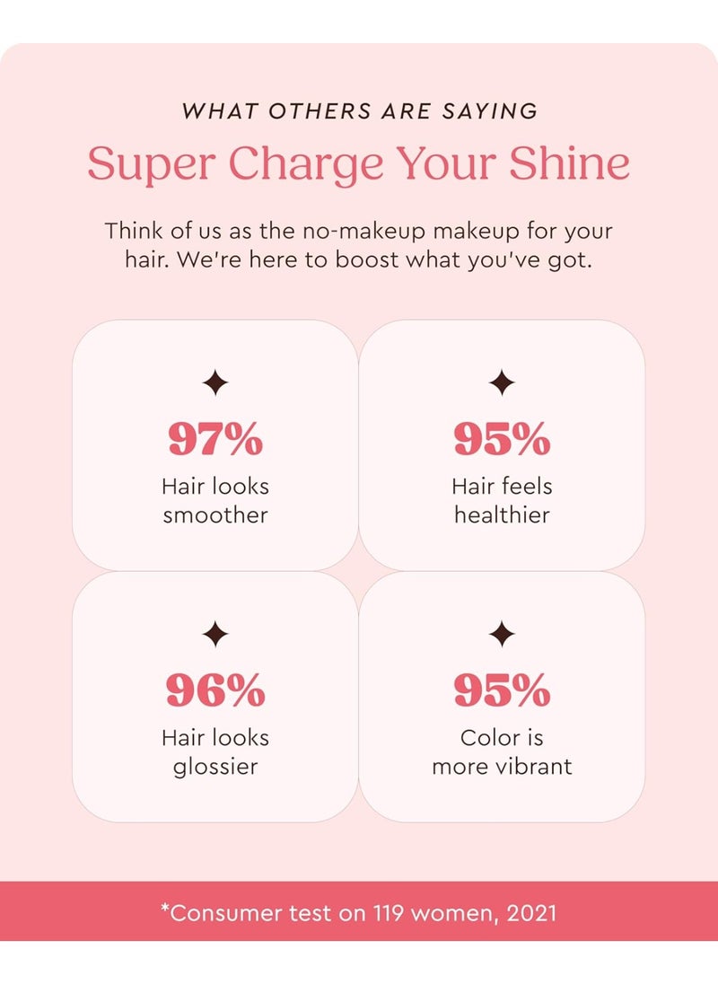 Super Gloss Colour Conditioning Gloss Chocolate Gleam for Natural Medium to Dark Brown Hair Rinse Out Semi Permanent Hair Gloss that Enhances Colour and Boosts Shine and Hydration