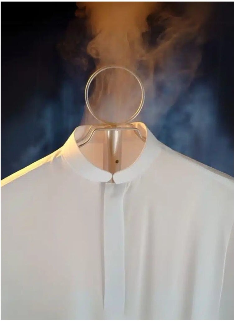 Clothes Incense Burner Stand - 175cm long bakhoor burner stand hanger with cloth hooks and holes for steaming clothes