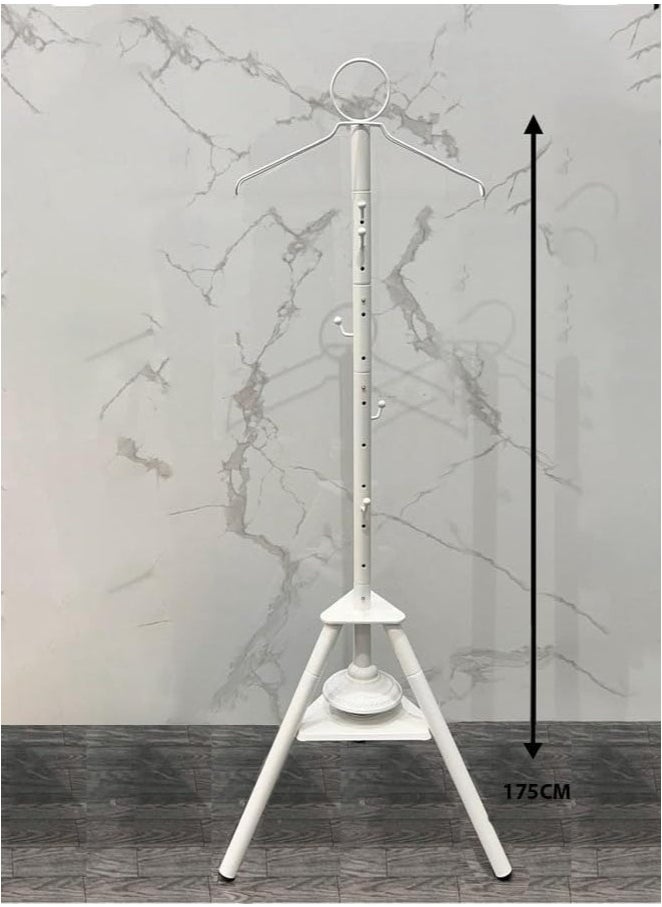Clothes Incense Burner Stand - 175cm long bakhoor burner stand hanger with cloth hooks and holes for steaming clothes