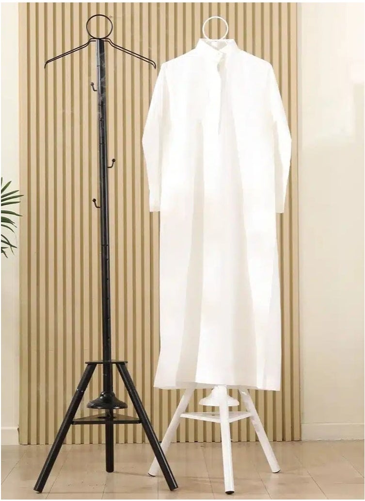 Clothes Incense Burner Stand - 175cm long bakhoor burner stand hanger with cloth hooks and holes for steaming clothes
