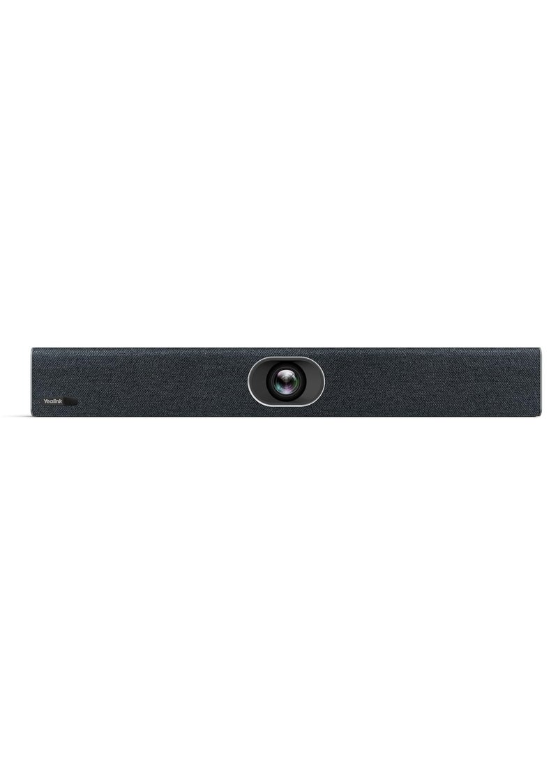 Yealink UVC40 All in once USB Video Bar, MS Teams Certified,20mp 4k UHD Video conference,Wide angle lens,Electric lens cap,Speaker Tracking & Auto Framing,AI Face Enhancement,Remote Desktop management