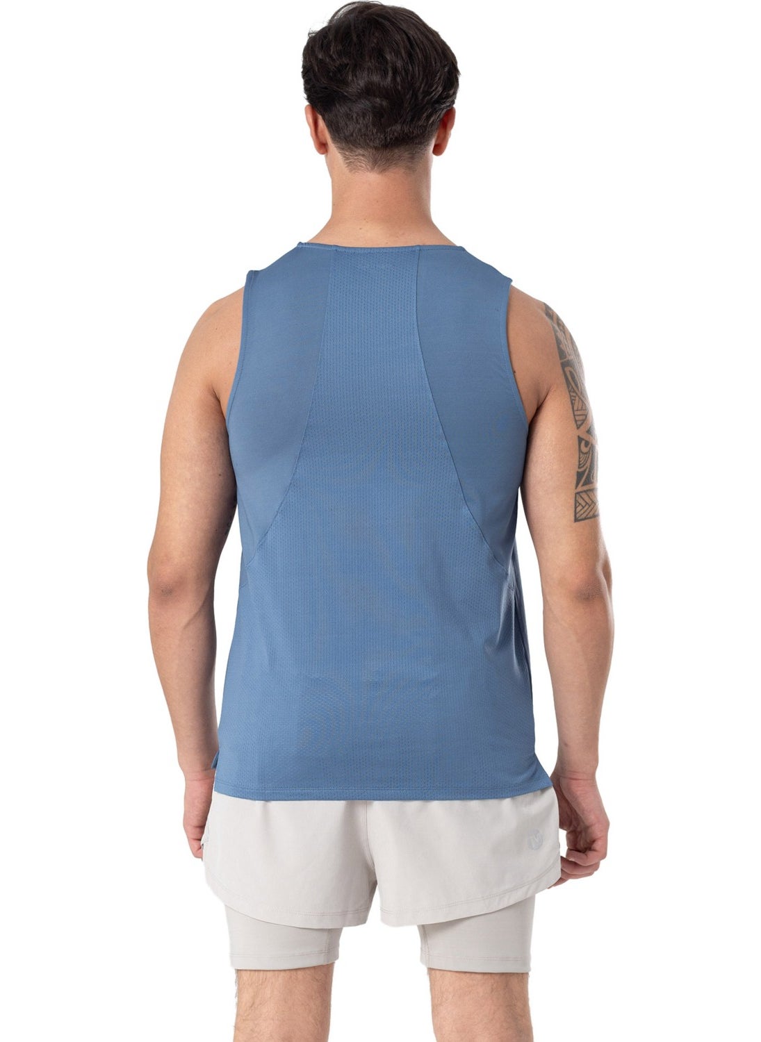 Tome M Men's Blue Clothing Tank Top M4TOMEM-34065