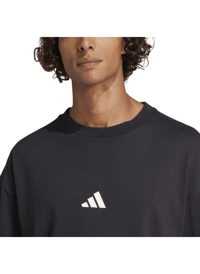 Adidas M Fi Sl T Black Training T-Shirts For Men Xs