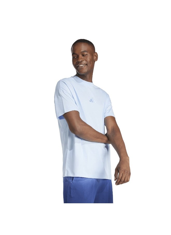 Adidas M A Szn T Blue Training T-Shirts For Men Xs