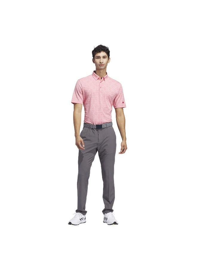 Adidas Go-To Nvty Polo Red Golf Polo Shirts For Men S