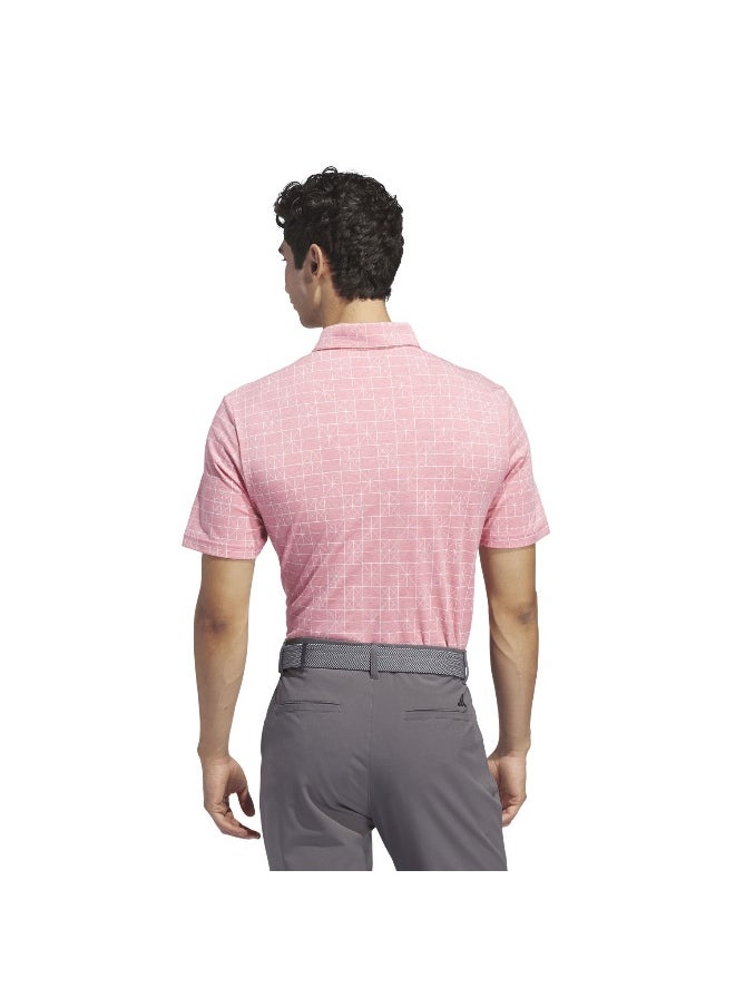 Adidas Go-To Nvty Polo Red Golf Polo Shirts For Men S