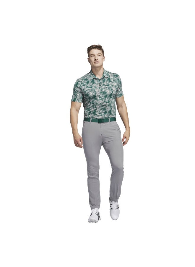 Adidas Ult365 Pine Prt Green Golf Polo Shirts For Men S